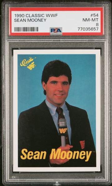 1990 Classic WWF WWE Sean Mooney PSA 8