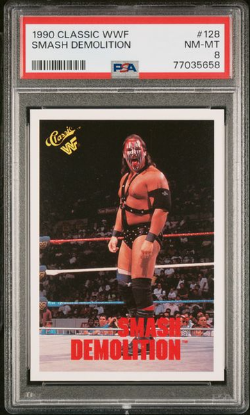 1990 Classic WWF WWE Demolition Ax & Smash PSA 8