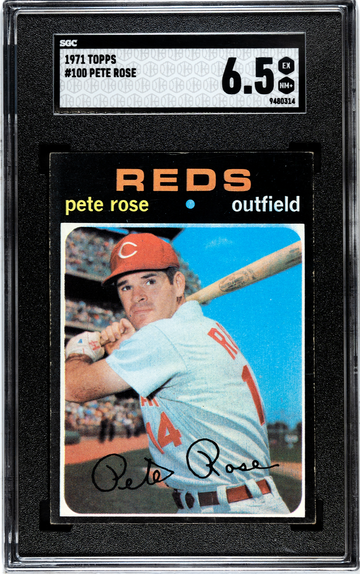 1971 Topps #100 Pete Rose SGC 6.5 