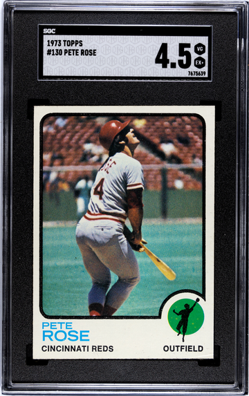 1973 Topps #130 Pete Rose SGC 4.5