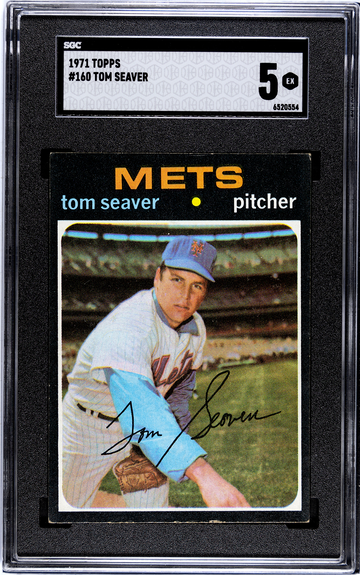 1971 Topps #160 Tom Seaver HOF SGC 5