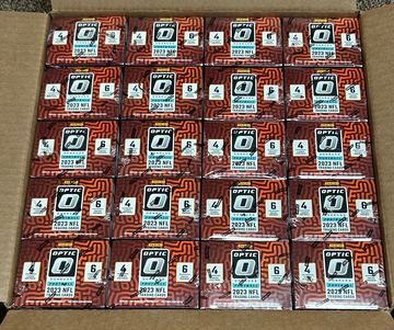 2023 Panini Donruss Optic NFL Football Blaster Box lot of 20 boxes full case (purple shock)