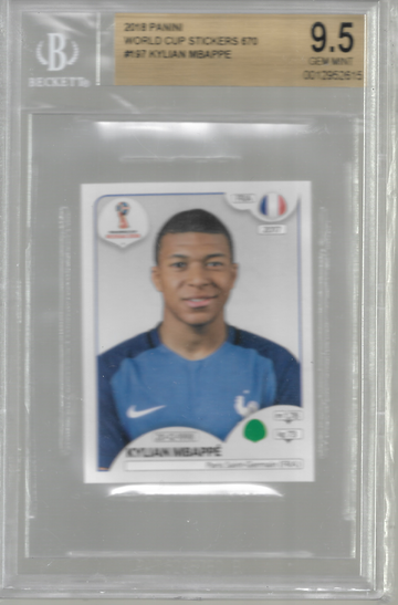 2018 Panini World Cup Stickers Kylian Mbappe #197