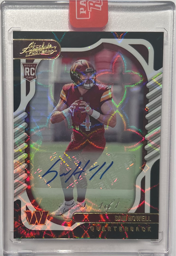 2022 Absolute Signature Rookies Black Galaxy Sam Howell RC Auto 1/1 One Of One