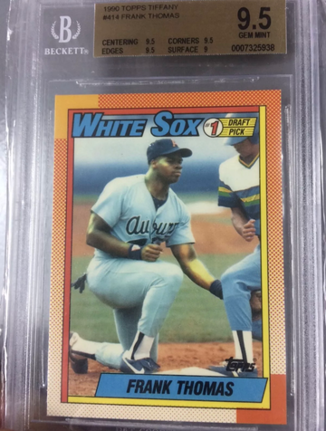 1990 Topps Tiffany Frank Thomas Rc #414 BGS 9.5 - Low Pop 