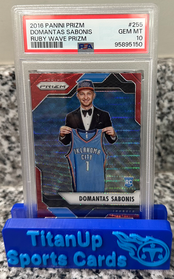 2016 PANINI PRIZM DOMANTAS SABONIS RUBY WAVE PRIZM