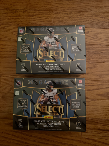 2022 Panini Select Football Mega Box X2