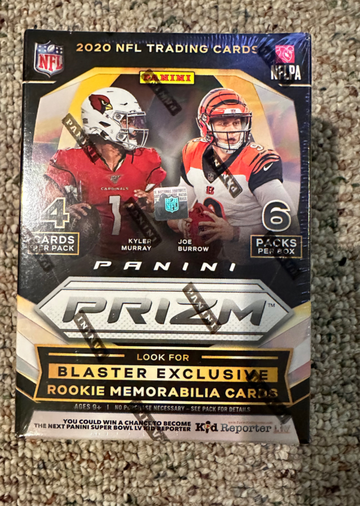 2020 NFL Prizm Football blaster box
