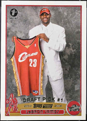 2003 Topps First Edition LeBron James ROOKIE #221 GEM Pack Fresh