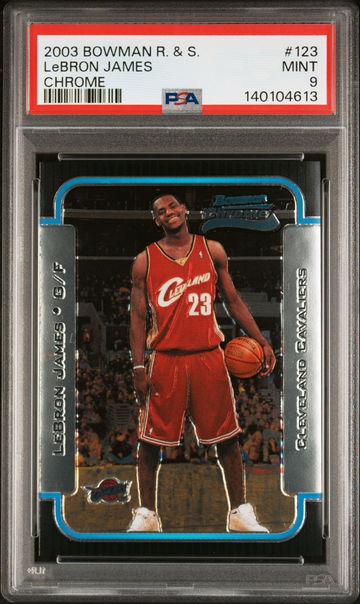 2003 Bowman Chrome LeBron James RC PSA 9