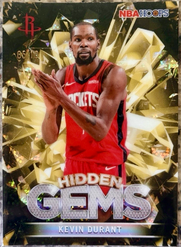 2025-26 Topps NBA Hoops Kevin Durant HIDDEN GEMS GOLD Parallel /10 HG-13