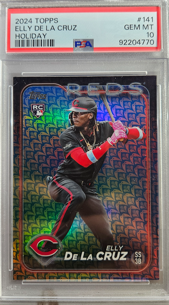 2024 Topps Elly De La Cruz Holliday PSA 10