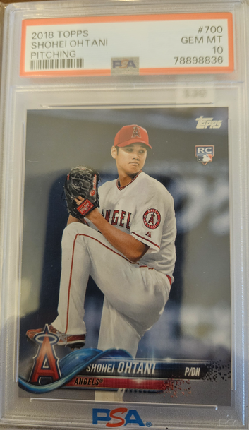 2018 Topps Shohei Ohtani Pitching PSA 10