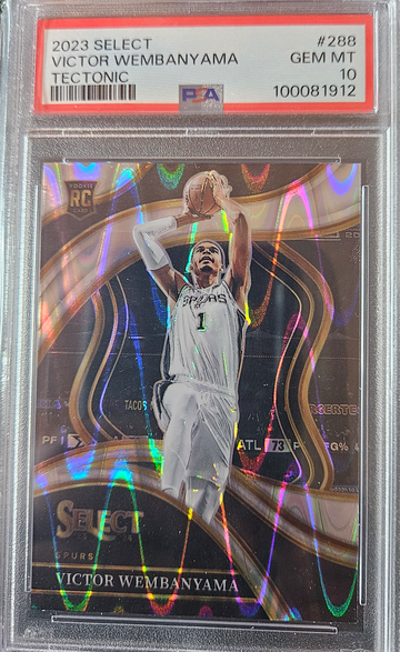 2023 Select Victor Wembanyama Courtside Tectonic PSA 10