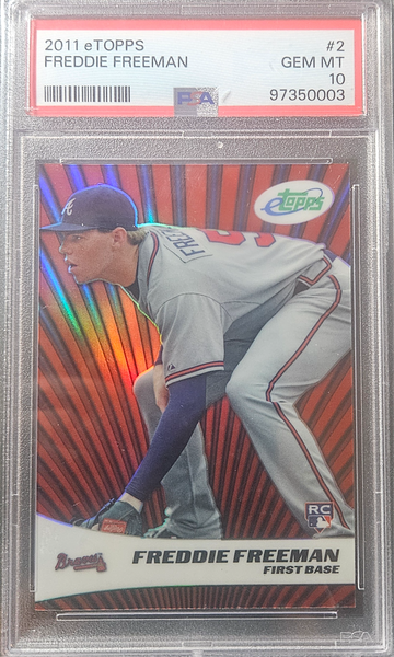 2011 ETopps Freddie Freeman PSA 10