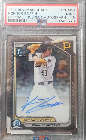 2024 Bowman Chrome Konnor Griffin Auto PSA 9