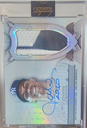 2024 Topps Dynasty Juan Soto Patch Auto 