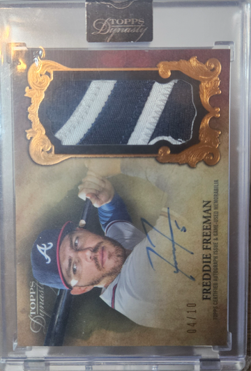 2021 Topps Dynasty Freddie Freeman Patch Auto 
