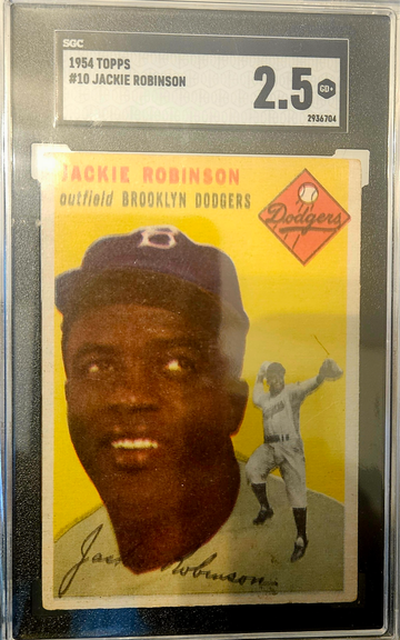 1954 Topps Jackie Robinson SGC 2.5