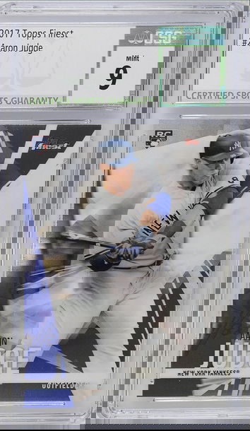 2017 Topps Finest Aaron Judge #2 RC CSG 9