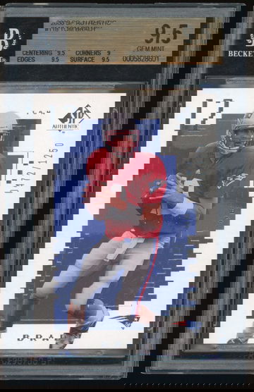 Tom Brady 2000 SP Authentic #118 BGS 9.5 SN: 472/1250 ONE of Brady's Top RC's Pop 1/365 BGS 9.5's #TB12