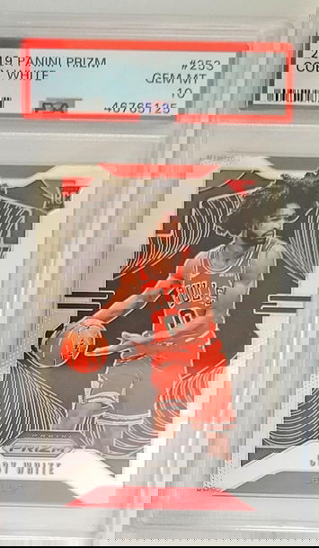 Coby White Prizm PSA 10 