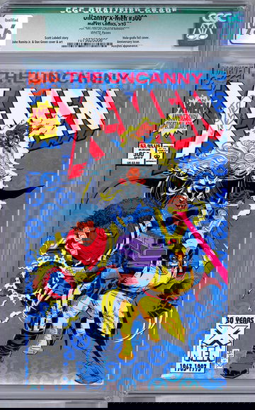 UNCANNY X-MEN #300 CGC 9.6 SIGNED BY JOHN ROMITA JR W/NUMBERED COA ANNIV ED 1993