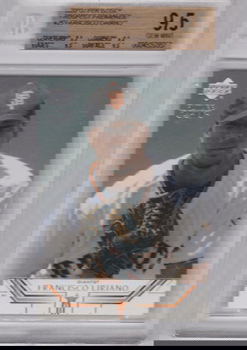2002 Upper Deck Prospect Premieres Fransico Liriano #25 BGS Gem Mint 9.5