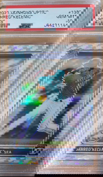 2021 Donruss Optic Baseball - Jarred Kelenic RC Crisis TP SSP! PSA GEM 10!