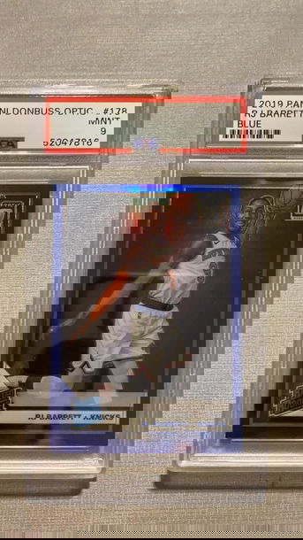 2019 Panini Donruss Optic RJ Barrett Blue PSA 9 /59