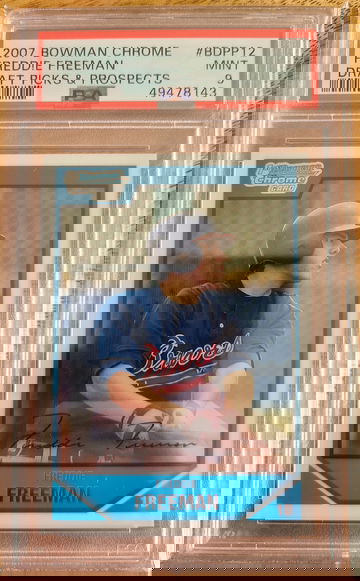 2007 Bowman Chrome Freddie Freeman PSA 9