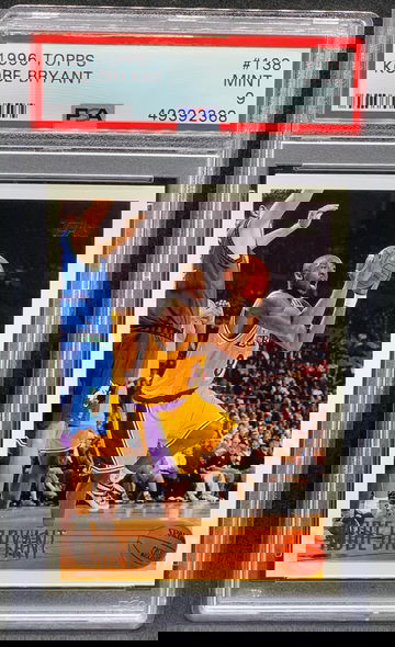 Kobe Bryant 1996 Topps #138 Rookie PSA 9