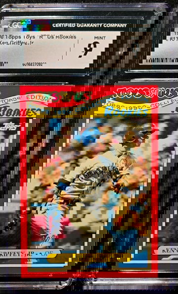 1990 TOPPS TOYS R US ROOKIES #13 KEN GRIFFEY JR. GRADED CGC 9 MINT