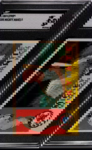 1960 TOPPS MICKEY MANTLE #350 SGC 3