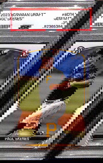 2023 Bowman Draft Paul Skenes PSA 10 Gem Mint