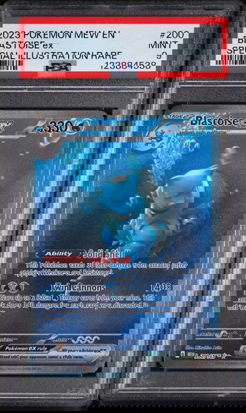 2023 Pokemon Scarlet and Violet 151 Special Illustration Rare Blastoise Ex #200 PSA 9