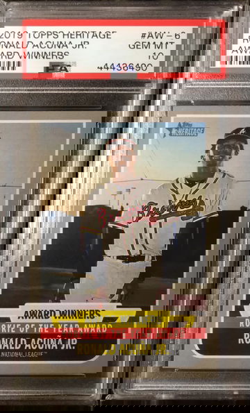 2019 Topps Heritage Ronald Acuna Jr.