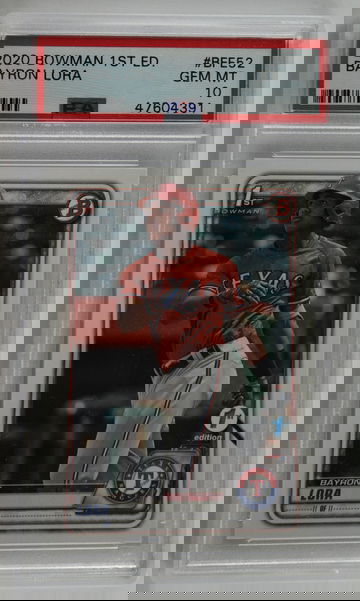 2020 Bowman 1st Edition Bayron Lora PSA 10 #BFE52