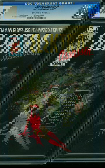ELEKTRA: ASSASSIN #3, CGC 8.5 VF+
