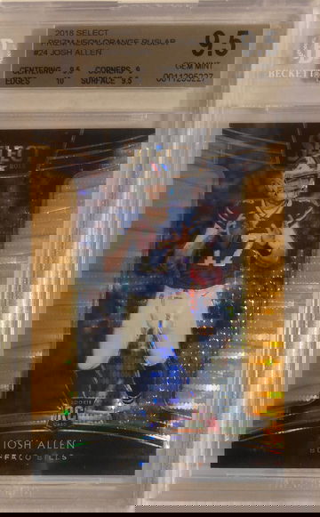 2018 Select Josh Allen Rookie Concourse Orange Pulsar
