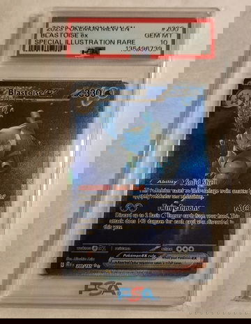 2023 Pokemon Mew BLASTOISE ex SIR #200 PSA 10