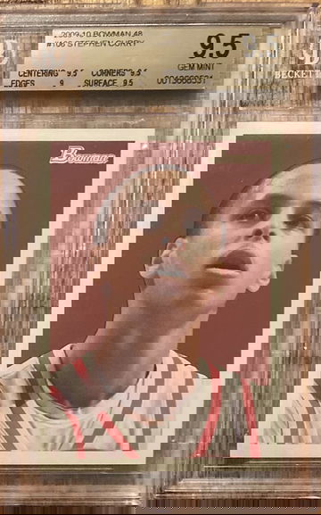 Stephen Curry 2009-10 Bowman RC #/2009 - BGS 9.5