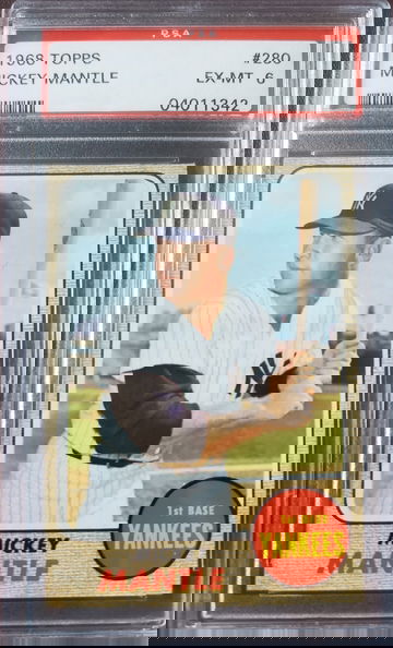 1968 Topps Mickey Mantle #280 PSA 6