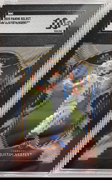 2020 Panini Select Justin Herbert SGC 10