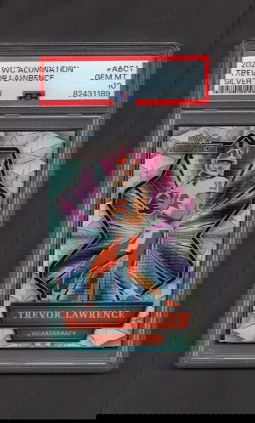 2021 Wild Card Alumination Silver #ABC1 Trevor Lawrence PSA 10 RC Rookie