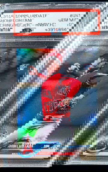 2018 Topps Update Rainbow Foil Shohei Ohtani ROOKIE RC #US1 PSA 10 GEM MINT