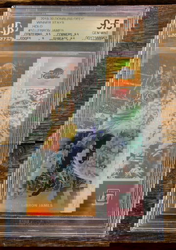 2019-2020 Donruss Optic Lebron James Winner Stays Holo BGS 9.5