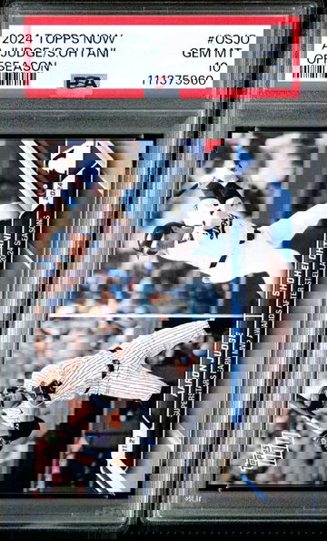 2024 Topps Now Aaron Judge / Shohei Ohtani MVP Offseason OSJO Gem Mint PSA 10