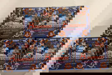 (5) 2022 Bowman Chrome Sealed Mega Box lot Elly