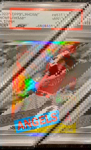 2020 Topps Chrome Shohei Ohtani #85TC7 1985 PSA 9 Mint (Low Pop) 🔥